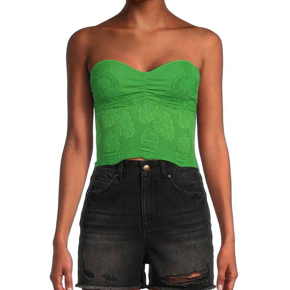 CHELSEA & VILOT KNIT TUBE TOP XS NWT